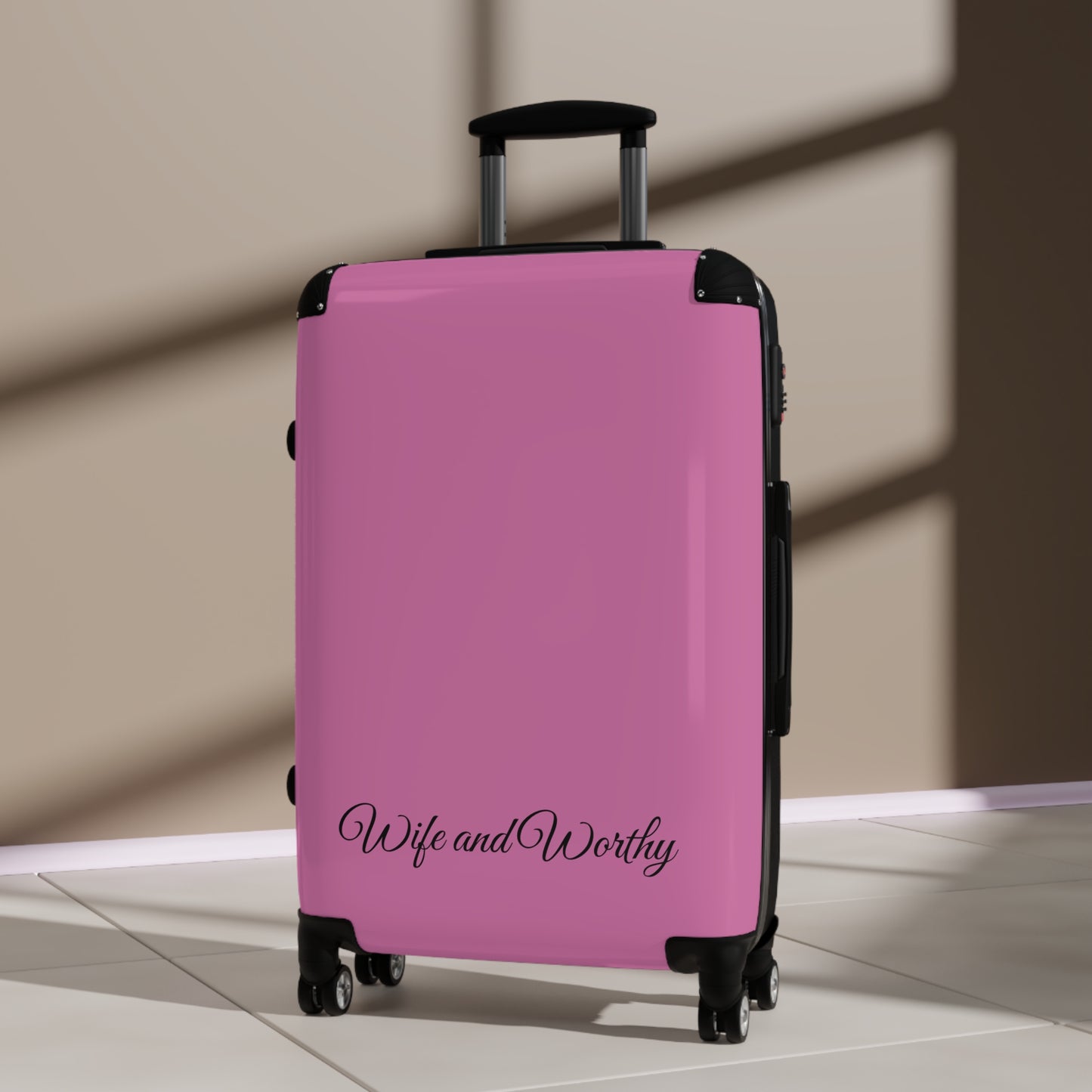 Inspirational Travel Suitcase | Wander with Grace