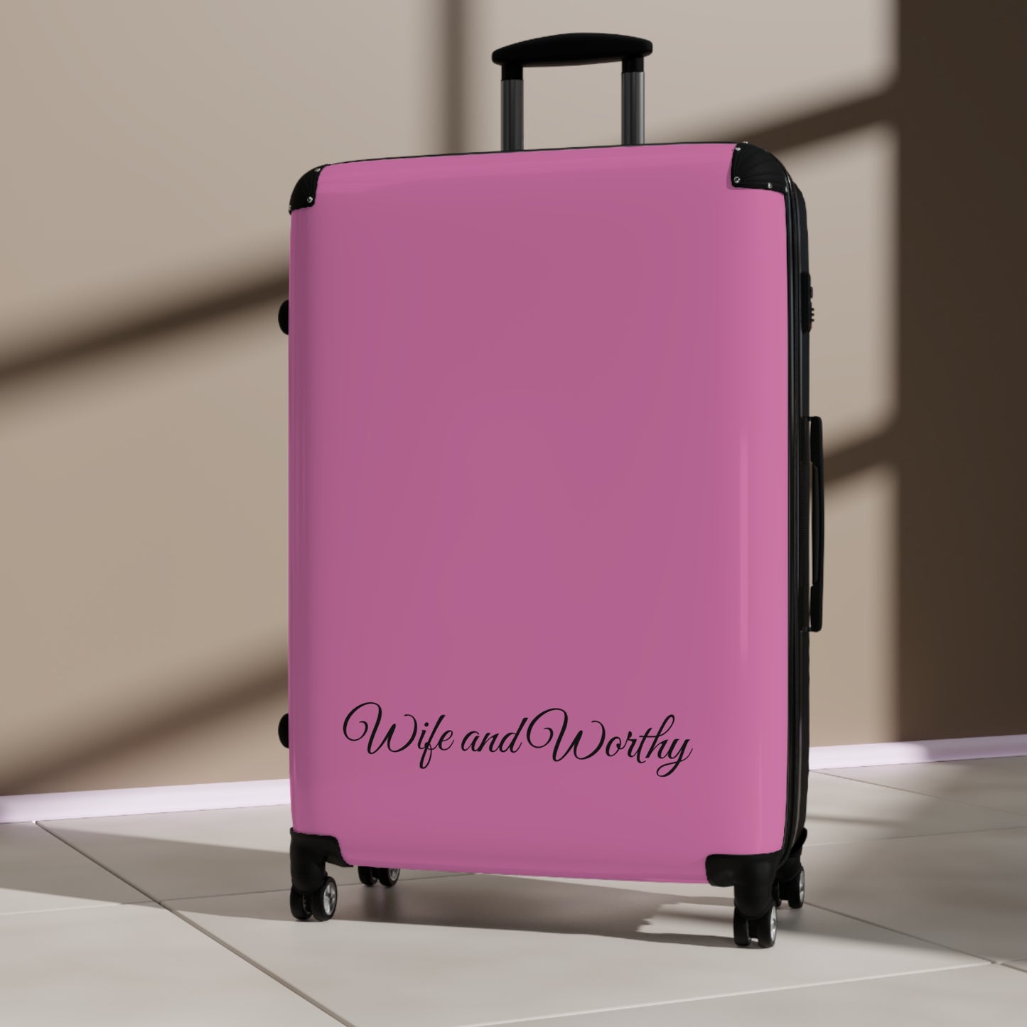 Inspirational Travel Suitcase | Wander with Grace