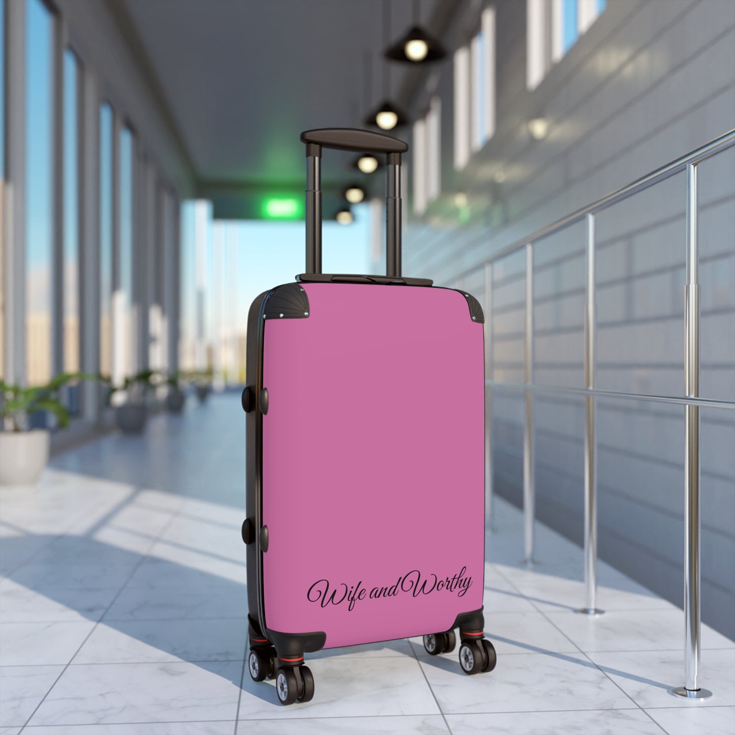 Inspirational Travel Suitcase | Wander with Grace