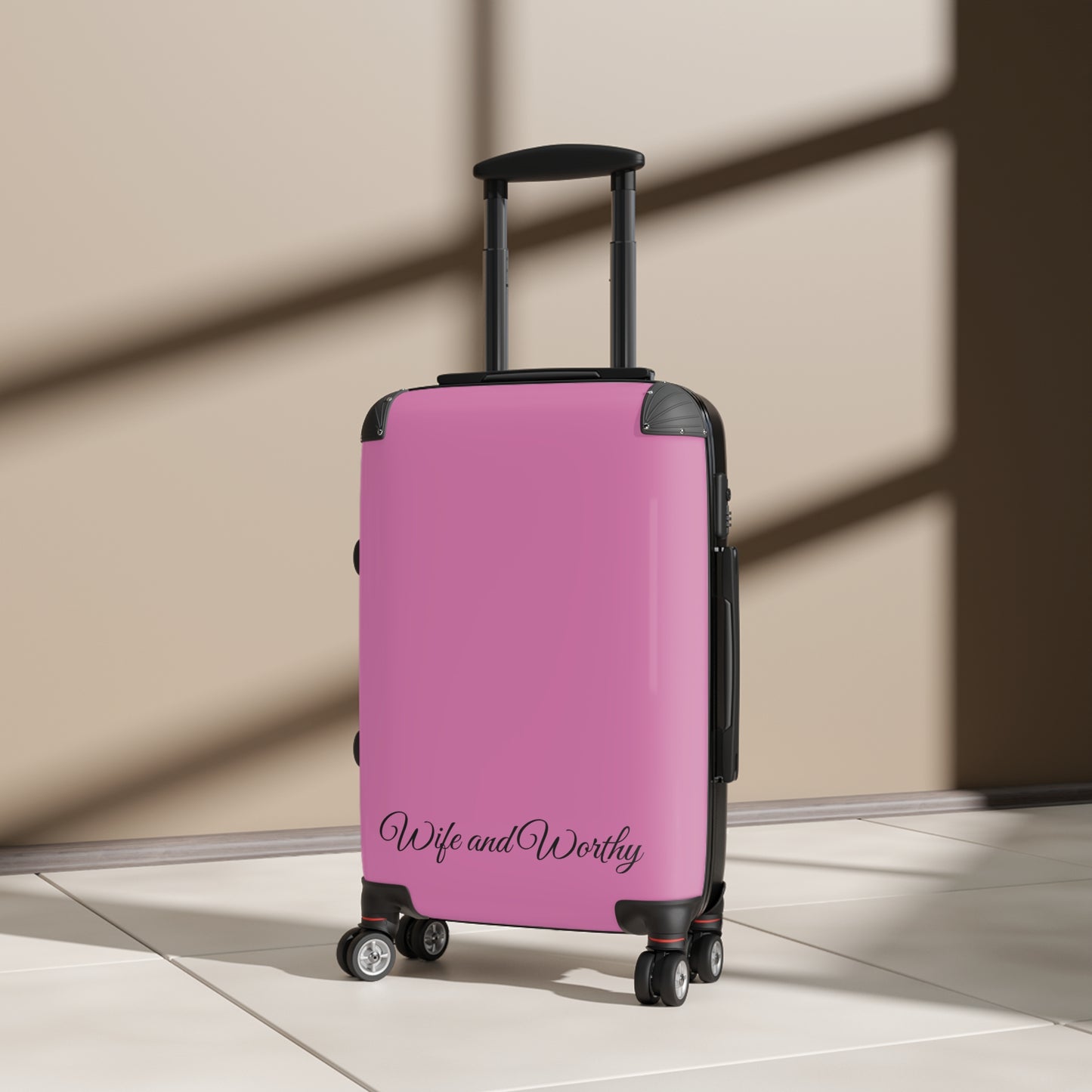 Inspirational Travel Suitcase | Wander with Grace