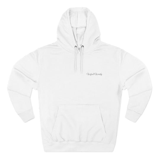 With Love and Purpose Cozy Three-Panel Fleece Hoodie – Faith and Comfort Combined